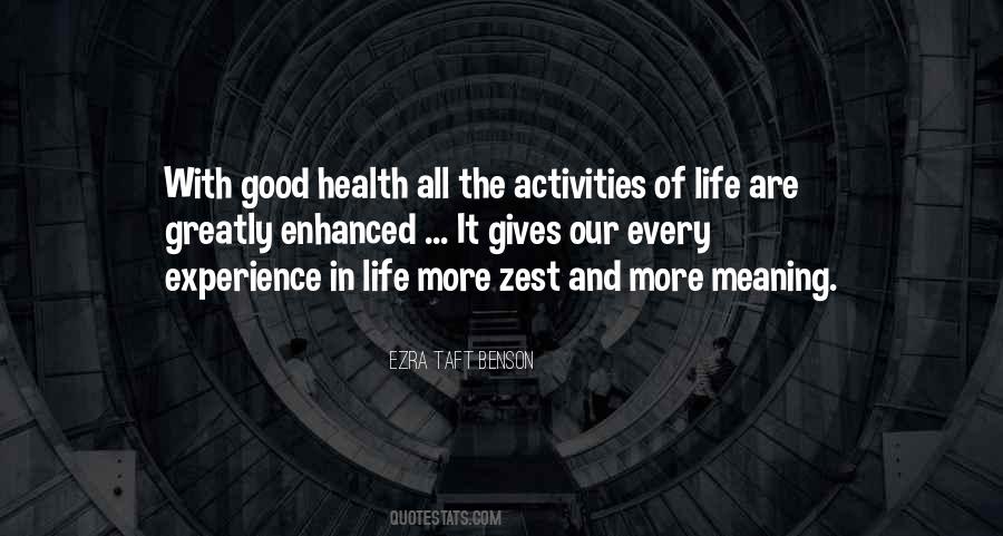 Quotes About Exercise And Life #779206