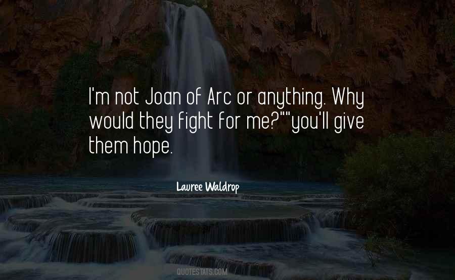 Joan Arc Quotes #38797