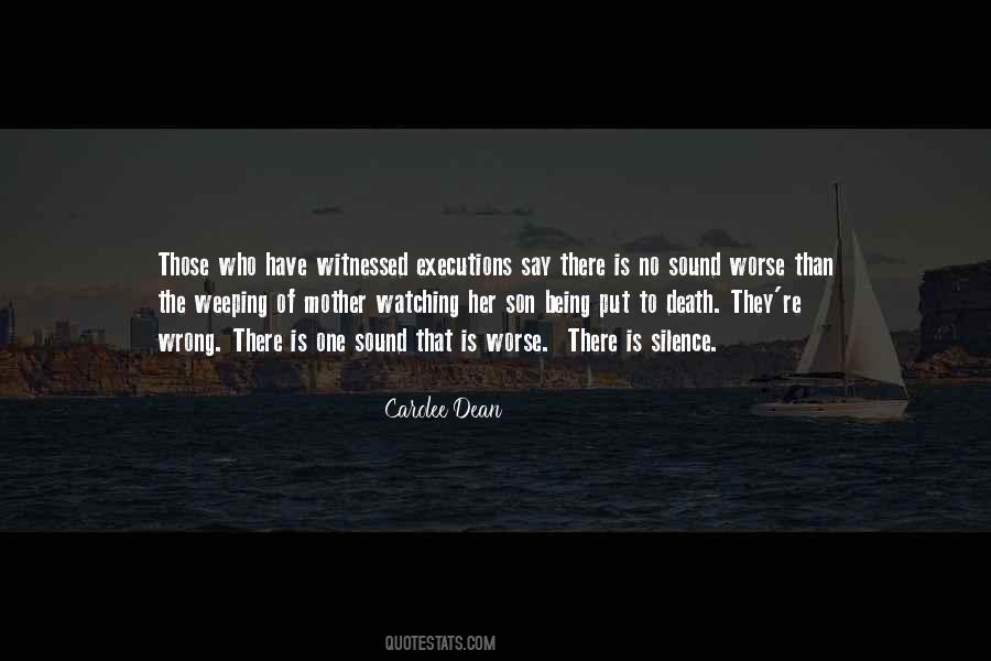 Quotes About Executions #135011