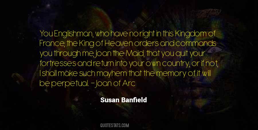 Joan Of Arc's Quotes #775873