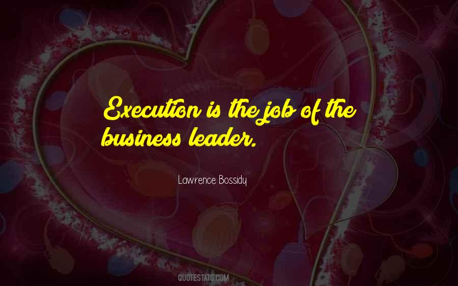 Quotes About Execution In Business #1148943