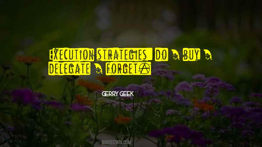 Quotes About Execution In Business #381265
