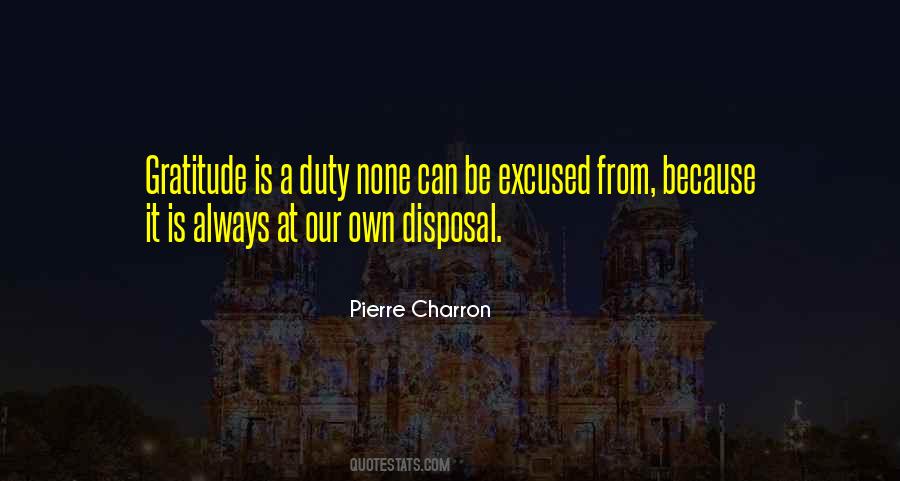 Quotes About Excused #1427050