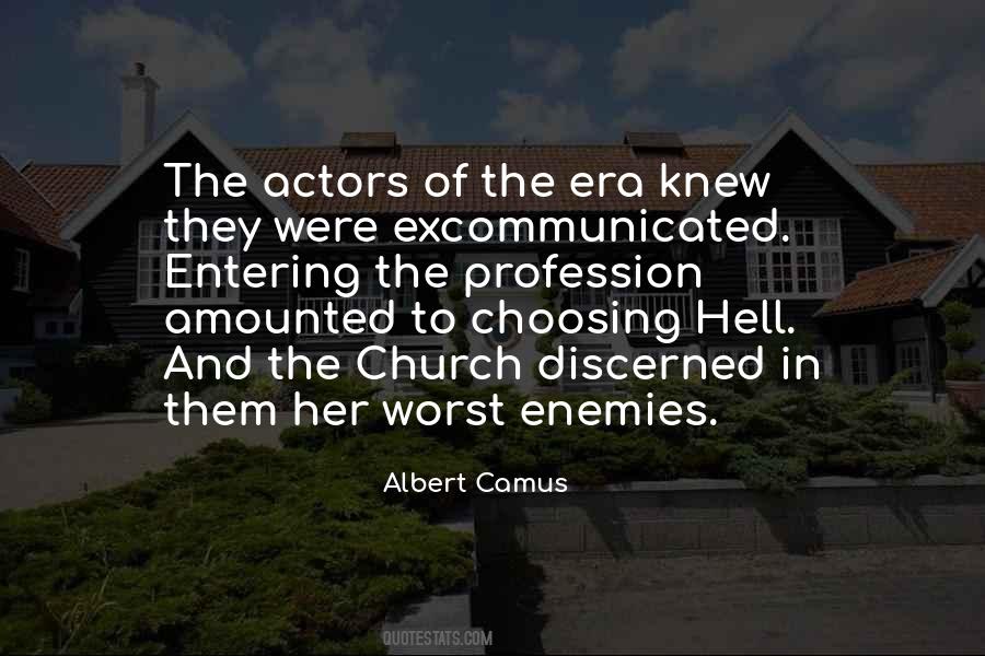 Quotes About Excommunicated #1632913
