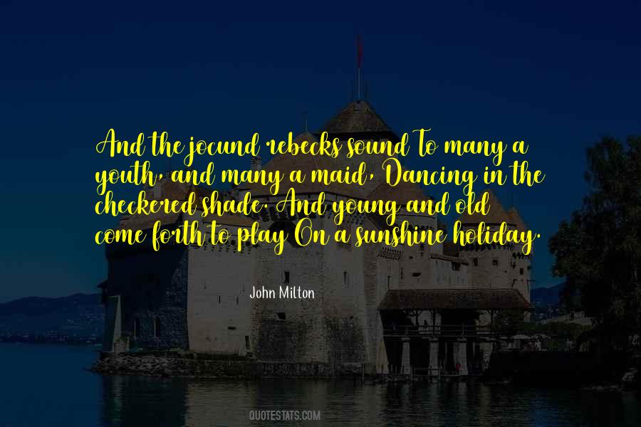 Jocund Quotes #374934