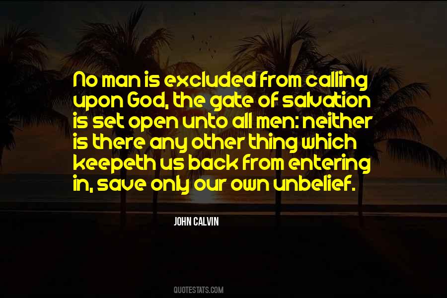 John Calvin Salvation Quotes #1230255