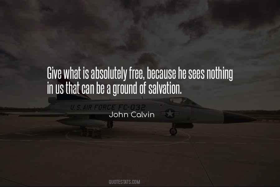 John Calvin Salvation Quotes #1748318