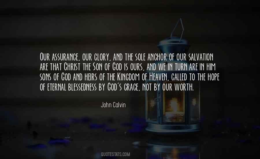 John Calvin Salvation Quotes #176346