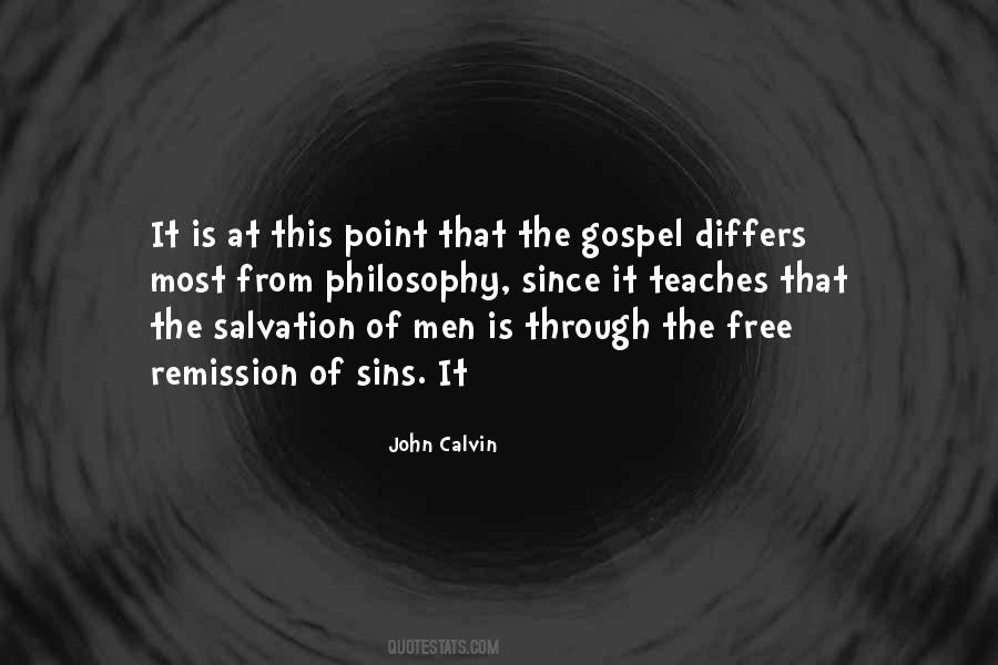 John Calvin Salvation Quotes #426866