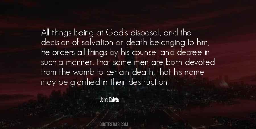 John Calvin Salvation Quotes #489068