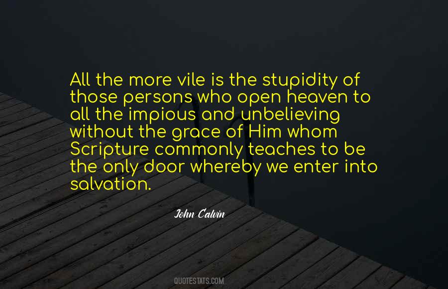 John Calvin Salvation Quotes #686131