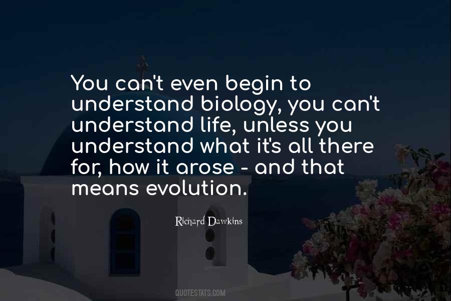 Quotes About Evolution Of Life #66337