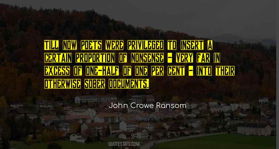 John Crowe Quotes #1527842