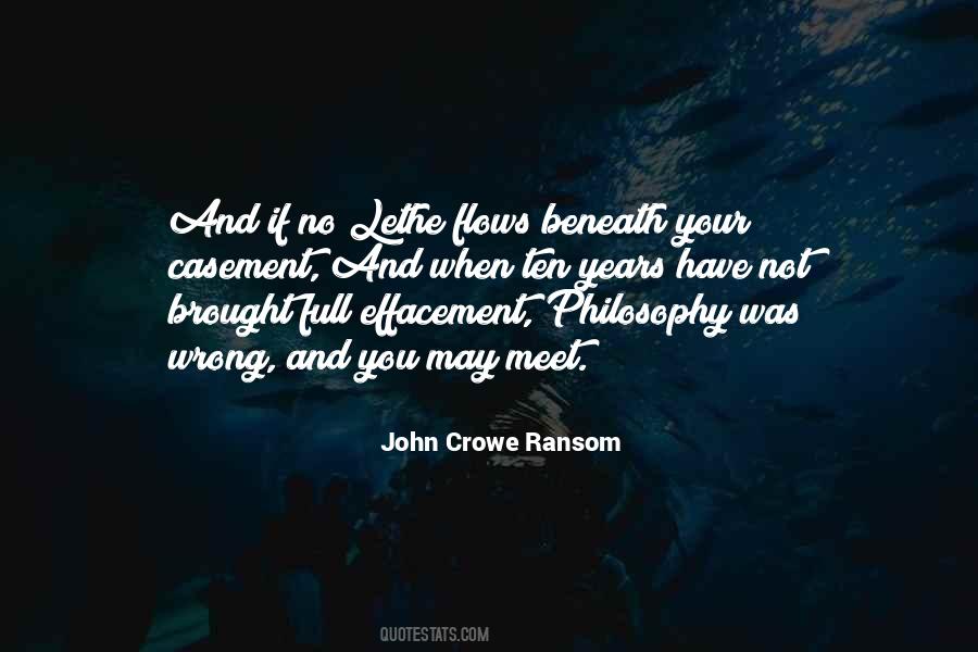 John Crowe Quotes #426127