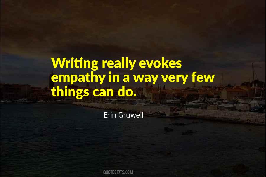 Quotes About Evokes #1133995