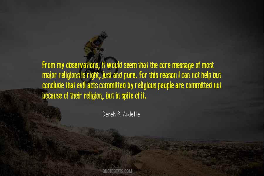 Quotes About Evil Acts #1361813