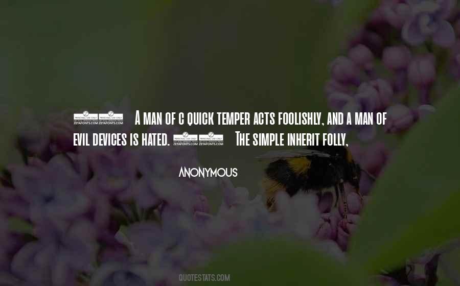 Quotes About Evil Acts #195462