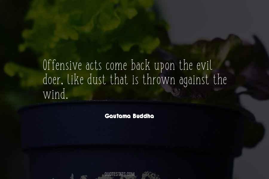 Quotes About Evil Acts #686584