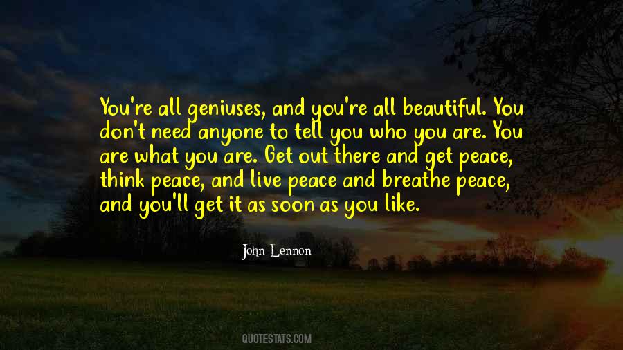 John Lennon Peace Quotes #721358