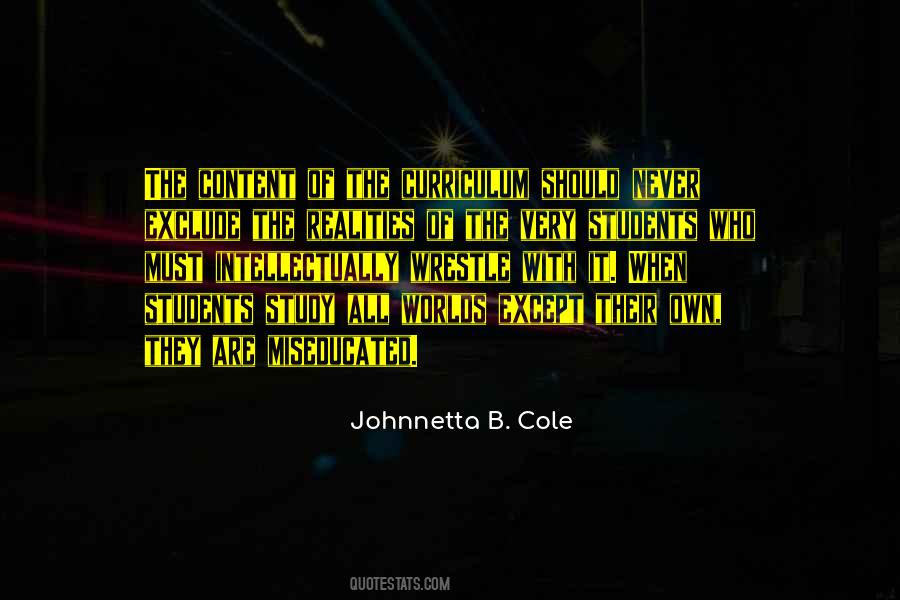 Johnnetta Cole Quotes #1786393