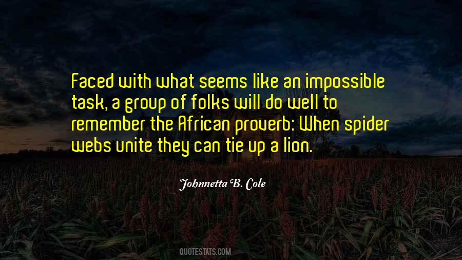 Johnnetta Cole Quotes #526711