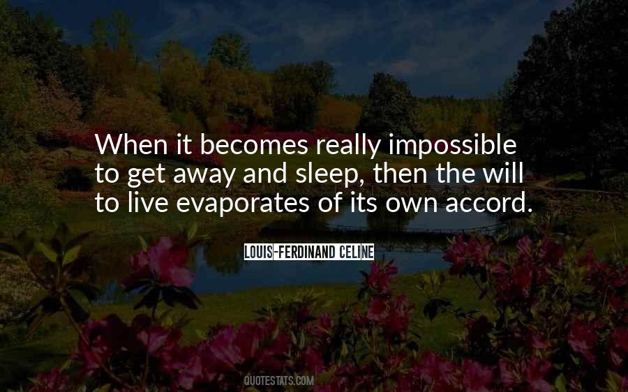 Quotes About Evaporates #1318569