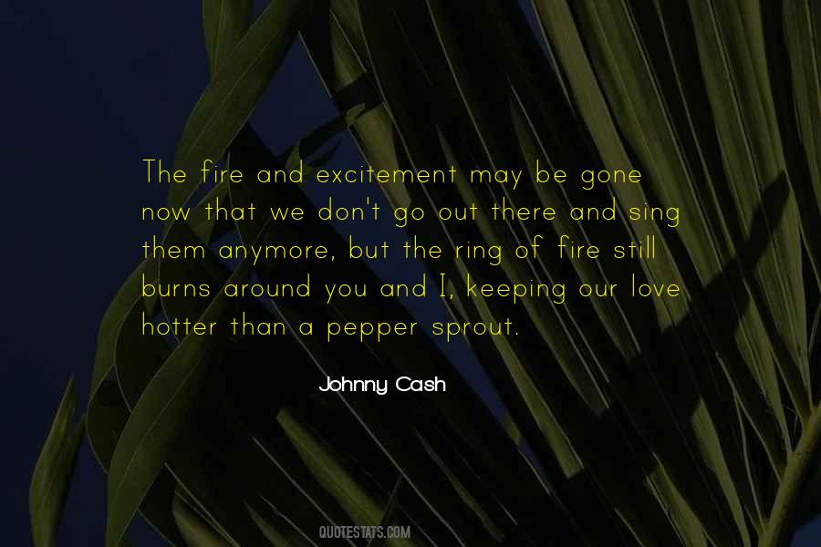 Johnny Cash Ring Of Fire Quotes #1833369