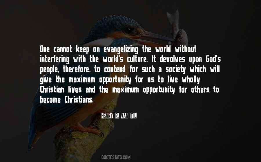 Quotes About Evangelizing #265523