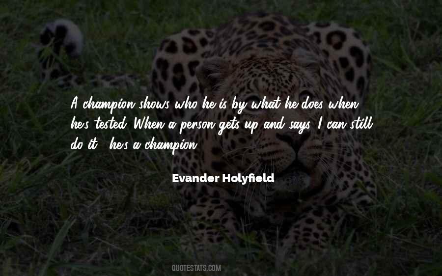 Quotes About Evander #1079728