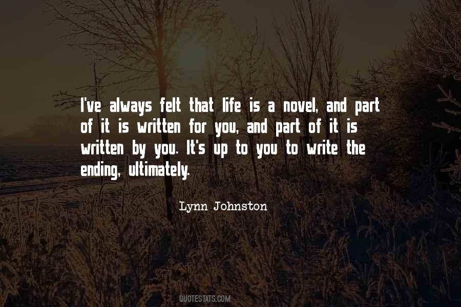 Johnston Quotes #478466