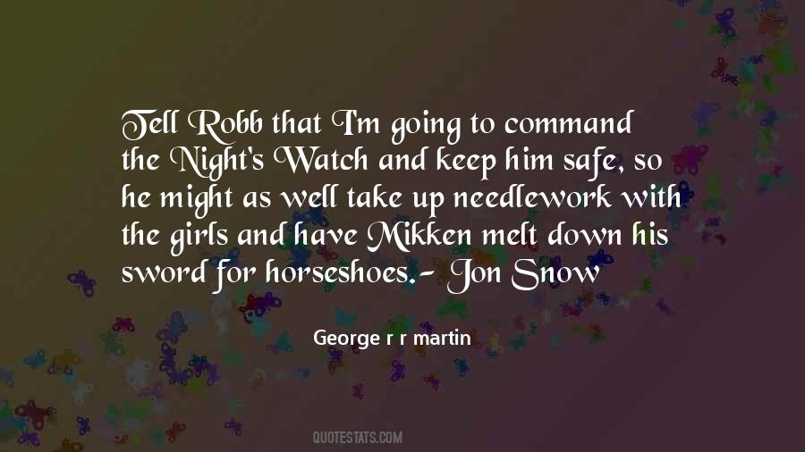 Jon Snow Night's Watch Quotes #1095809