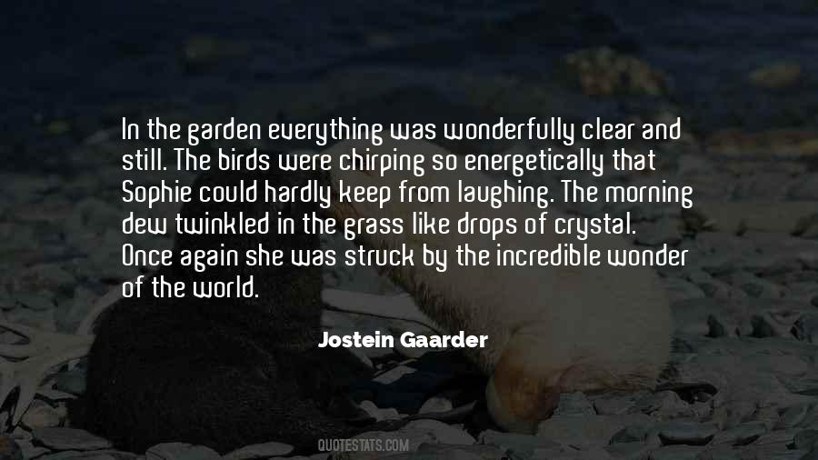 Jostein Gaarder Sophie's World Quotes #1785256