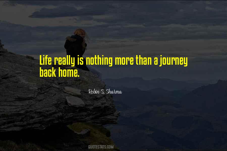 Journey Back Home Quotes #617403