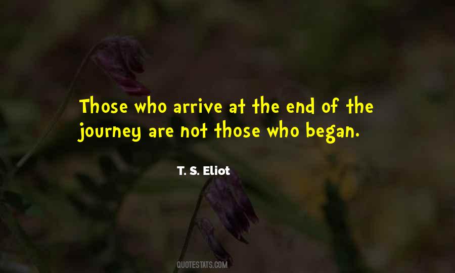 Journey Began Quotes #969989