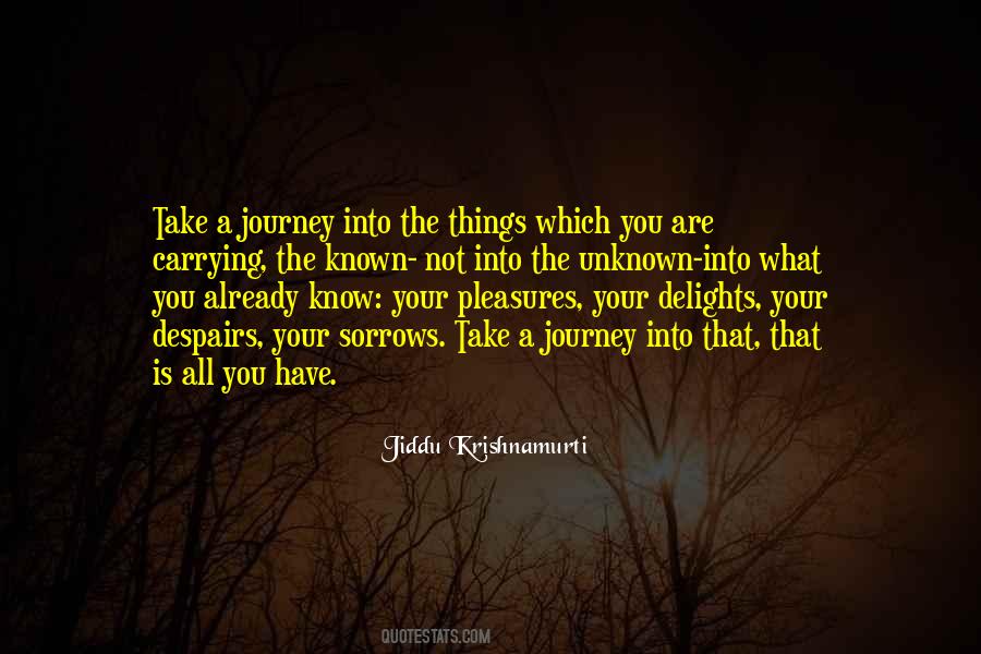 Journey Into The Unknown Quotes #1064980