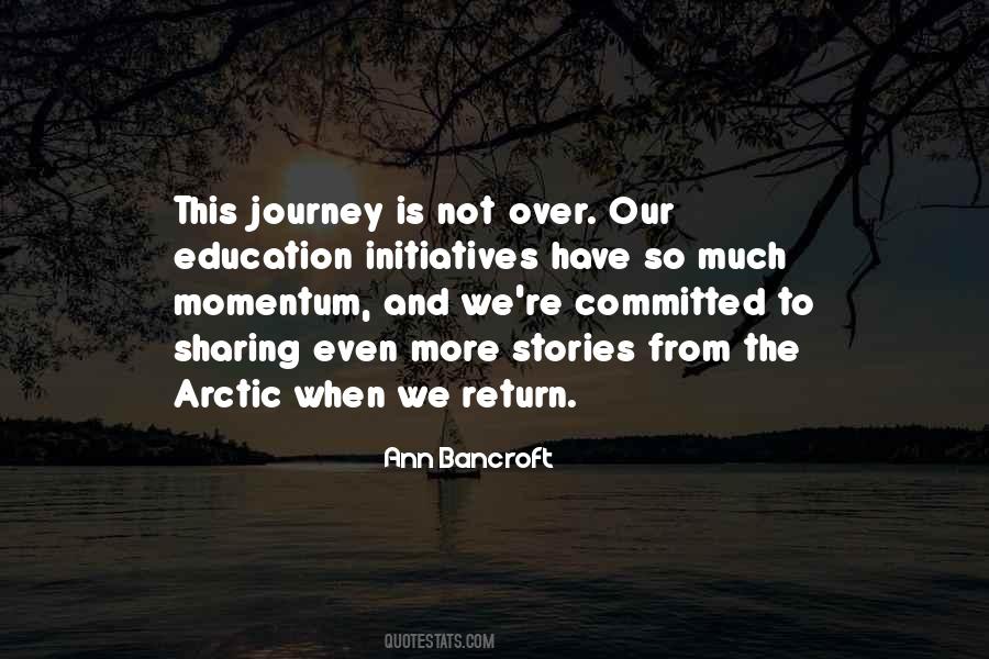 Journey Is Not Over Quotes #185813