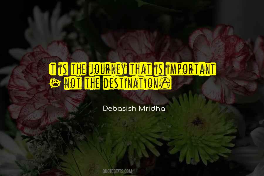 Journey Not The Destination Quotes #1145512