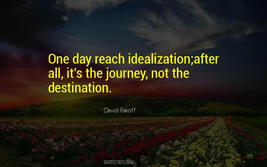 Journey Not The Destination Quotes #1280034