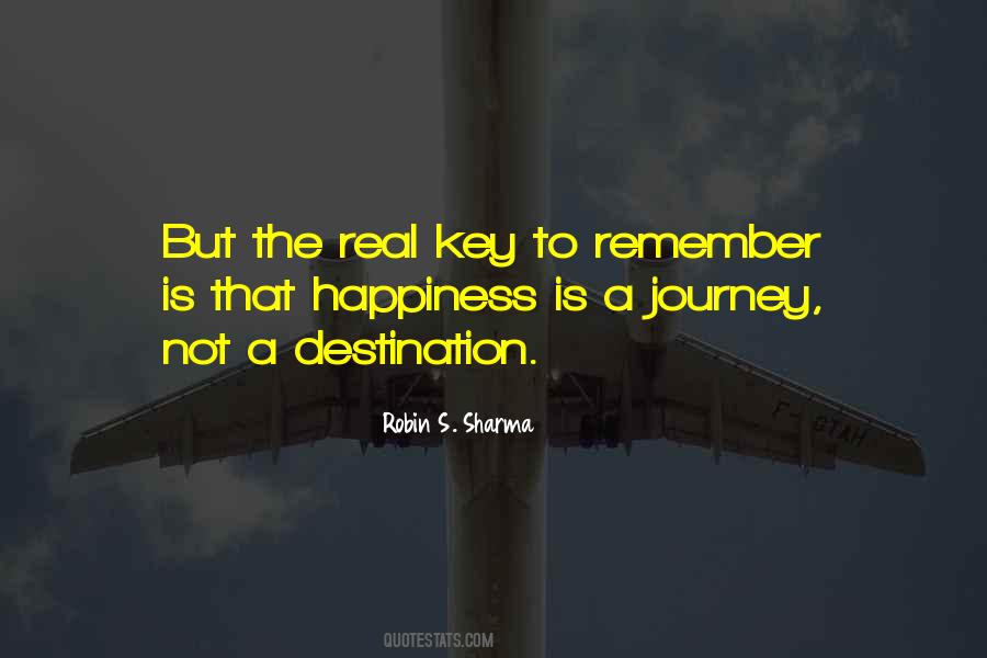 Journey Not The Destination Quotes #1713638
