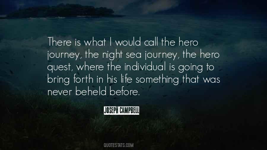 Journey Of The Hero Quotes #1015218