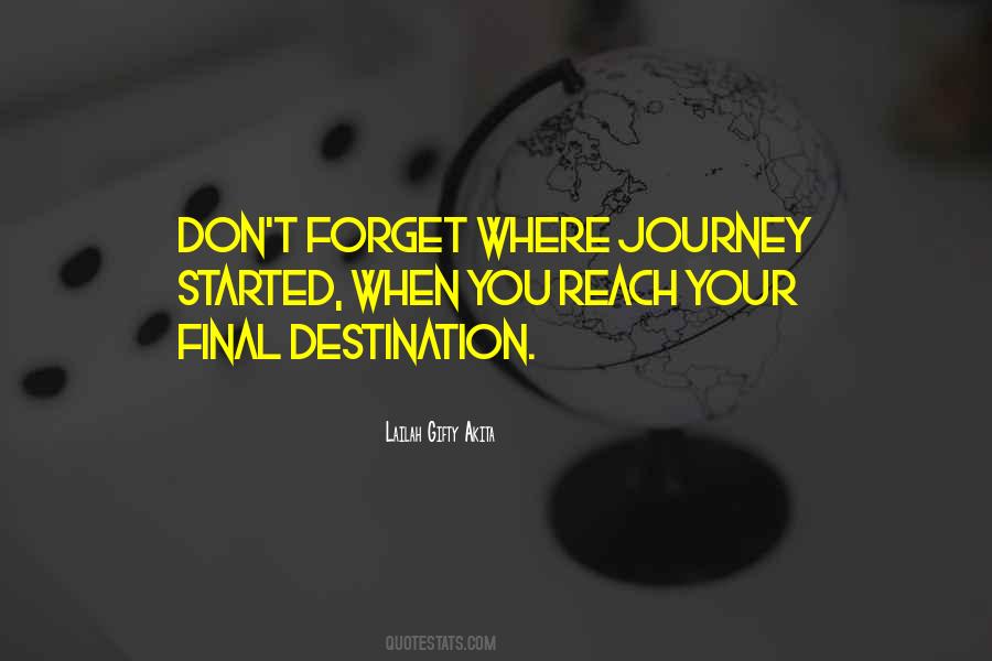 Journey Started Quotes #698437