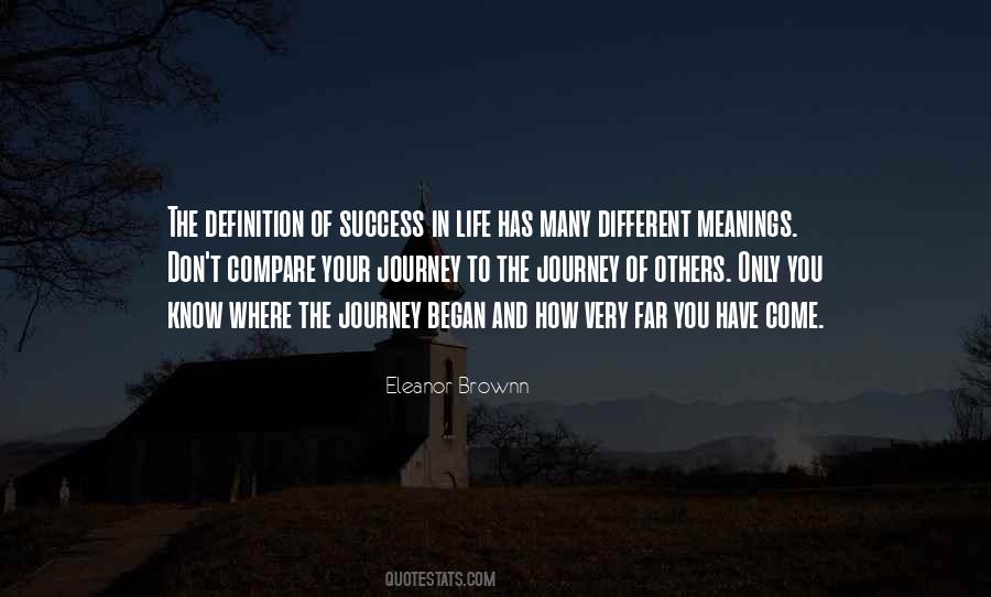 Journey Success Quotes #567995