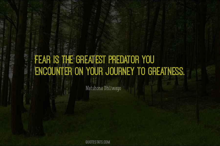 Journey To Greatness Quotes #1560928