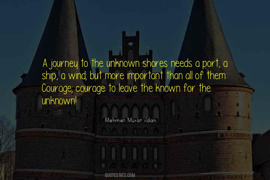 Journey To The Unknown Quotes #462963