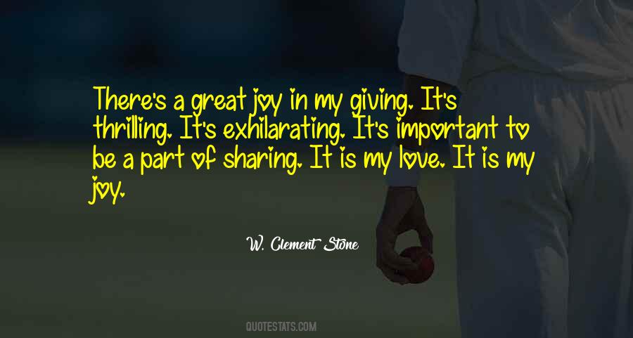 Joy In Giving Quotes #1440209