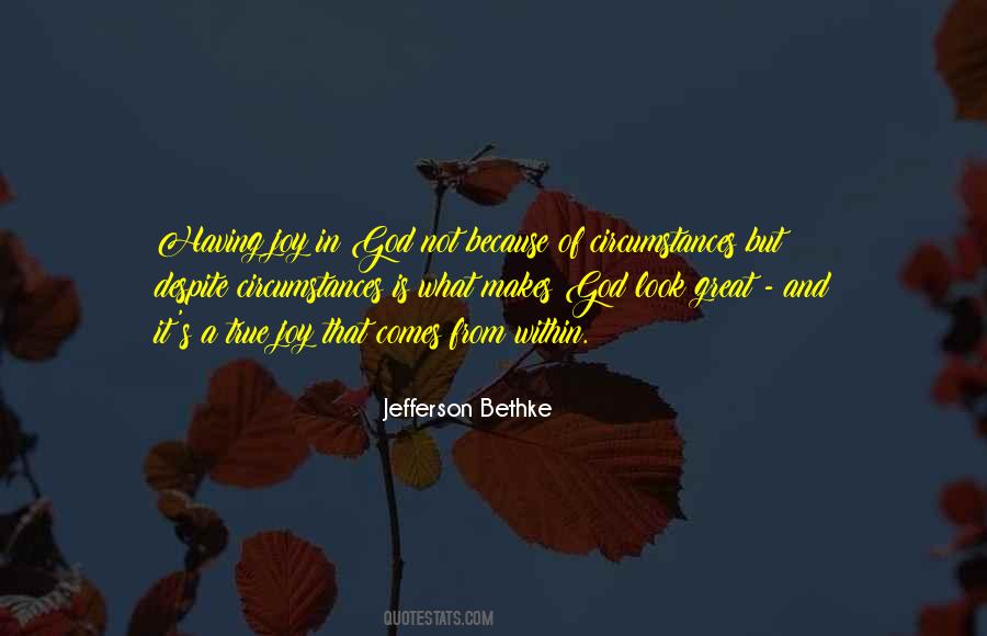 Joy In God Quotes #54436