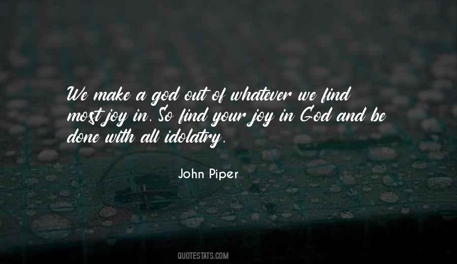 Joy In God Quotes #887995