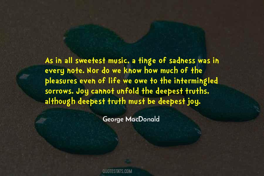 Joy In Sadness Quotes #1206091