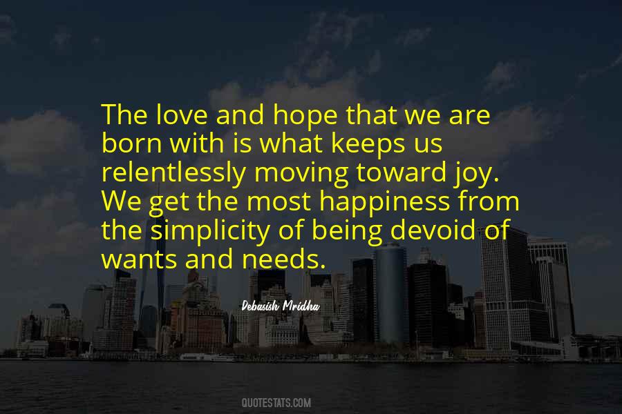 Joy In Simplicity Quotes #1610658
