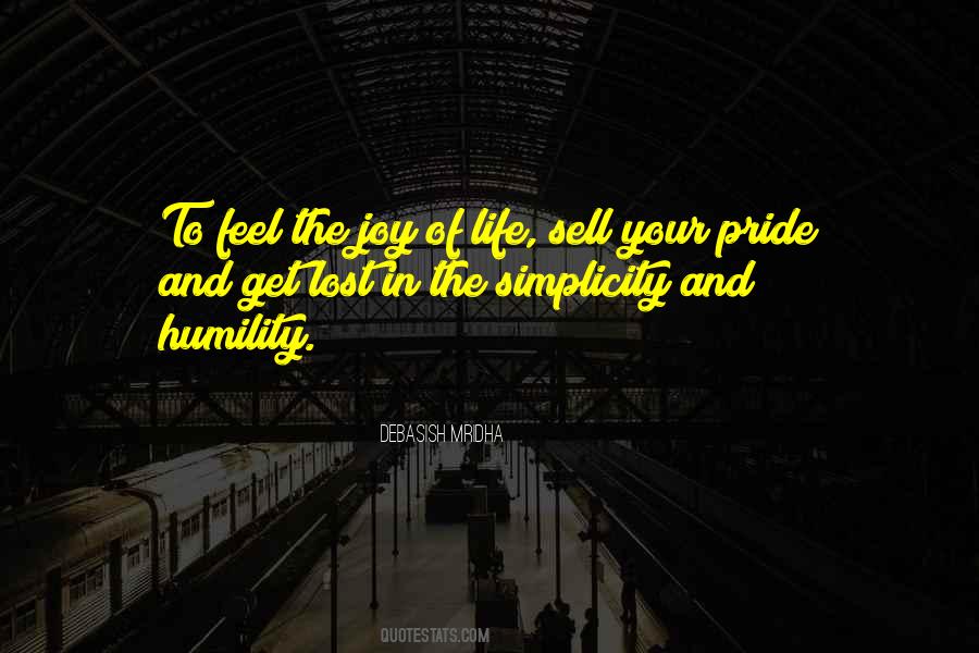 Joy In Simplicity Quotes #372388